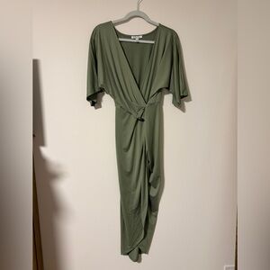 Baltic Born Solana Ruched Dress | Dusty Sage